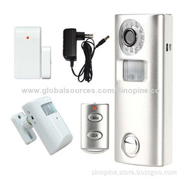 Motion Sensor, Door Sensor GSM Alarm Home Security System with Camera